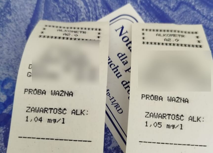 Ponad 2 promile alkoholu u kierowcy volkswagena
