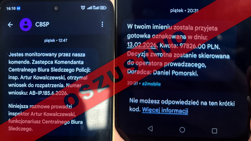 CBŚP ostrzega. Nowy typ oszustwa