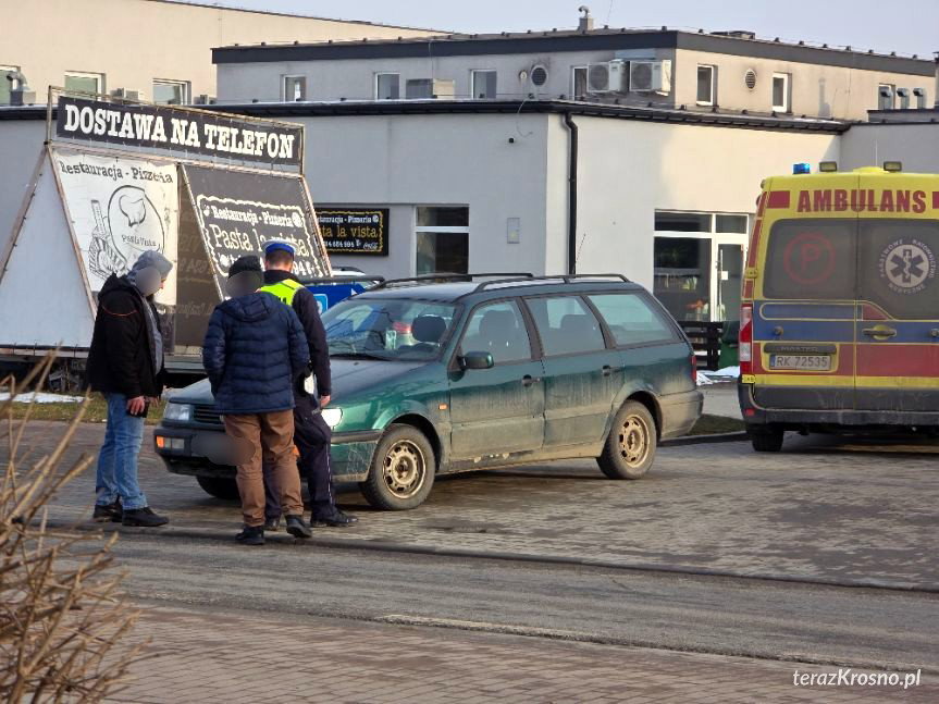Potrącenie pieszego w Krośnie