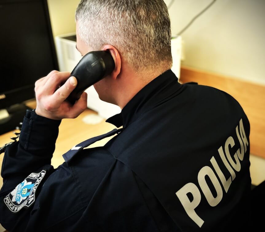 Zaalarmował policję zmyśloną historią o kobiecie zrzuconej z wieżowca