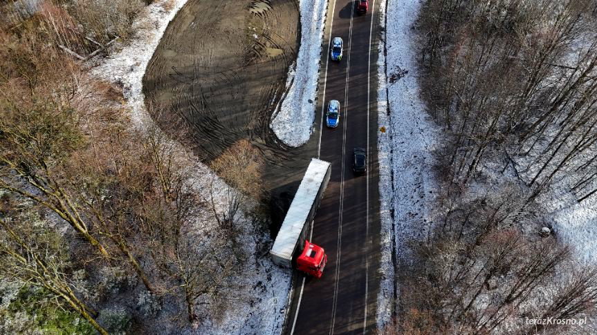 Kolizja na DK19 w Woli Komborskiej