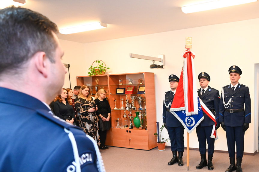 Pożegnanie policjantów przechodzących w stan spoczynku
