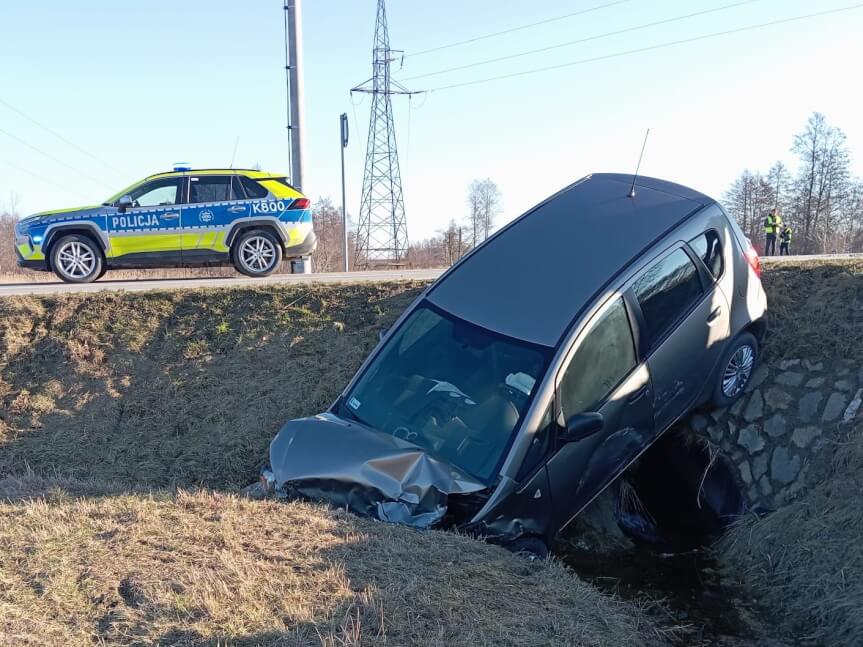 Wypadek w Łańcucie. Trzy osoby w szpitalu