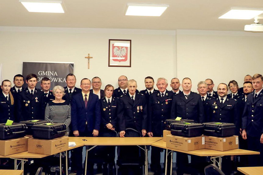 Nowy sprzęt dla strażaków z gminy Chorkówka