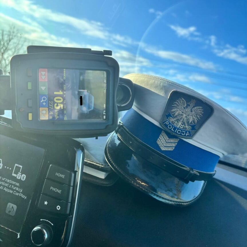 Pędził 105 km/h w obszarze zabudowanym