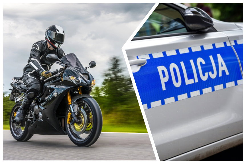 Akcja "Motocykl" skutkuje zatrzymaniem nieodpowiedzialnego kierowcy