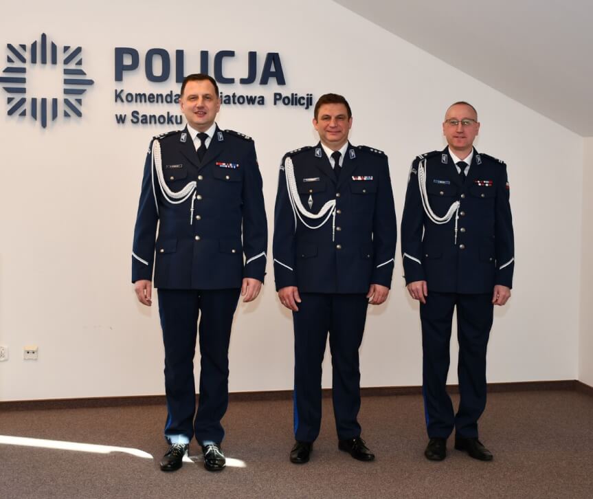 Nowy zastępca komendanta policji w Sanoku
