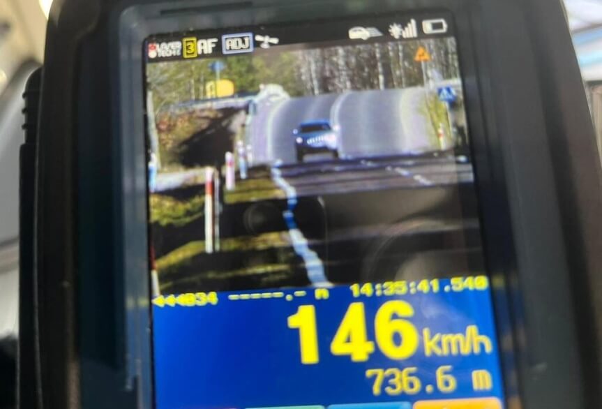 Zbyt szybka jazda i dotkliwa kara