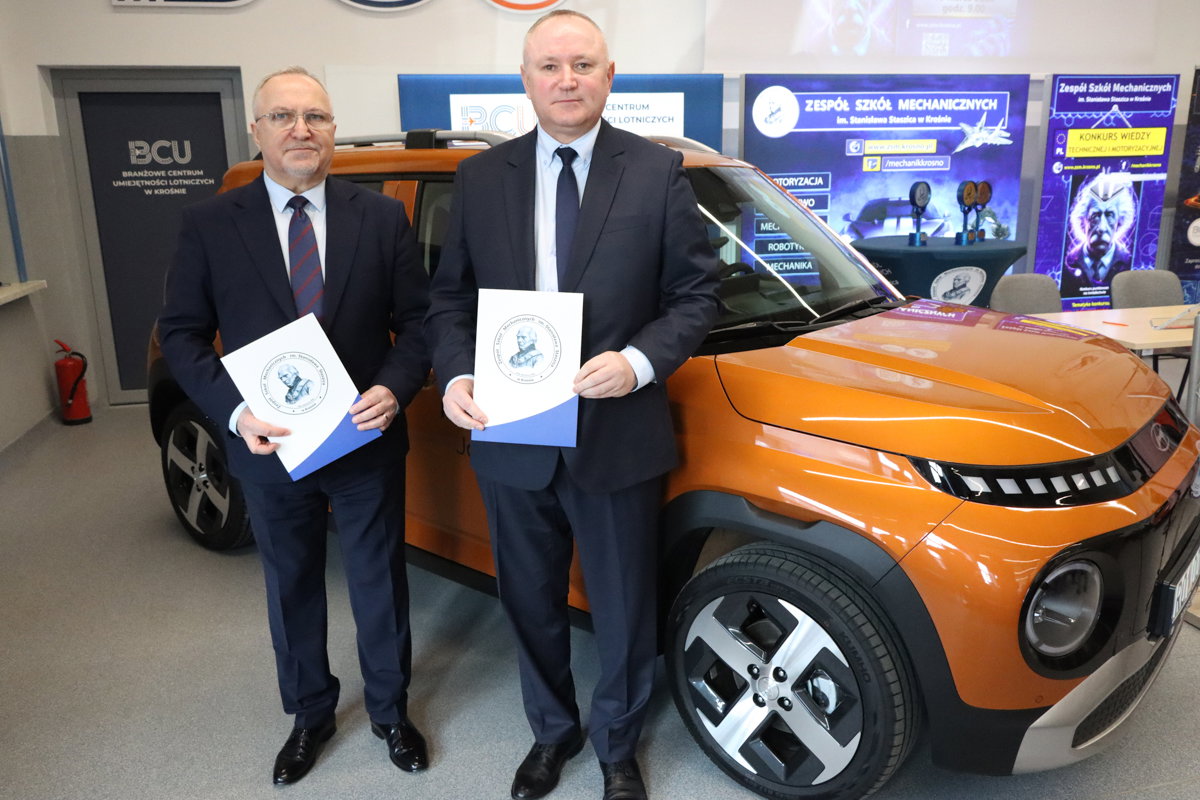 Glob Cars wspiera Zespół Szkół Mechanicznych w Krośnie. Uczniowie zyskają nową wiedzę