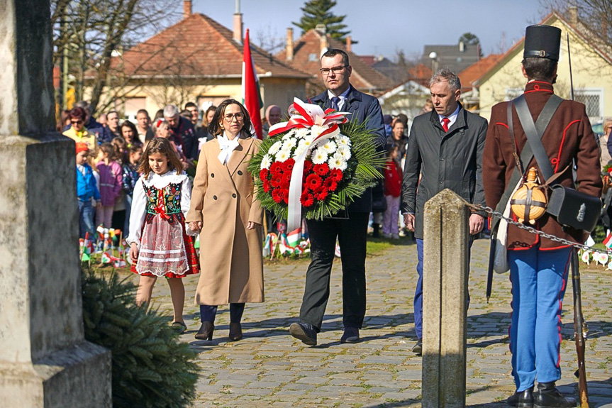 Krośnieńska delegacja na obchodach święta narodowego Węgier