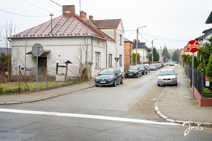 ulica w Jaśle
