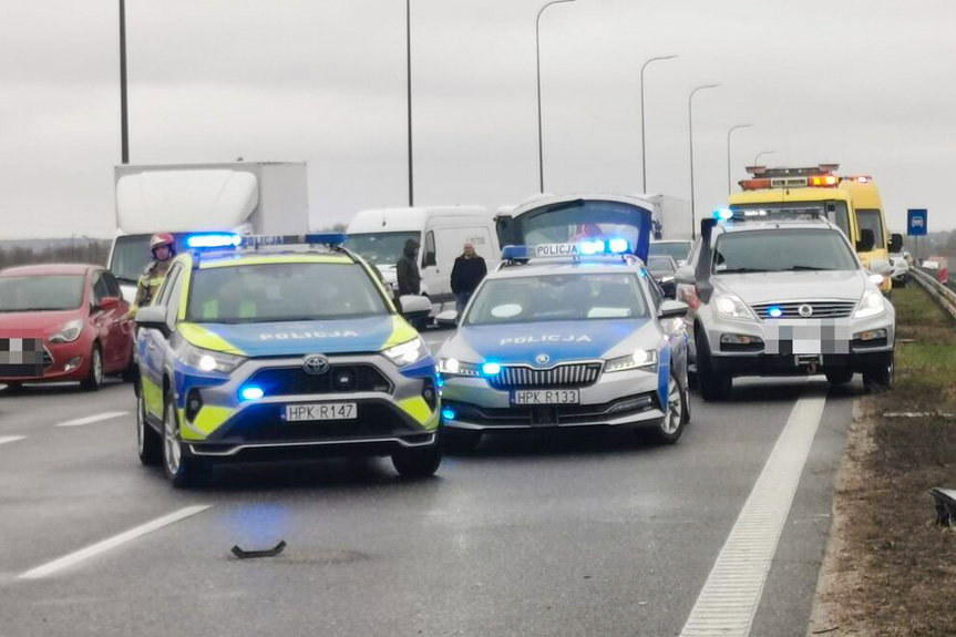 wypadek w Trzebownisku