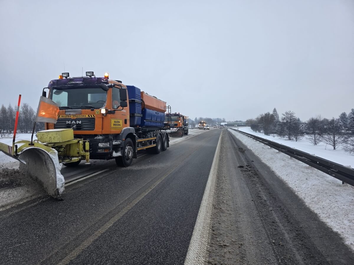 Rekordowe zużycie soli na drogach krajowych Podkarpacia
