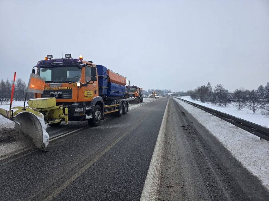 Rekordowe zużycie soli na drogach krajowych Podkarpacia