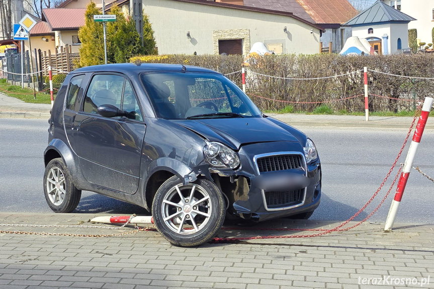 Zręcin. Mikrocarem ściął słupki