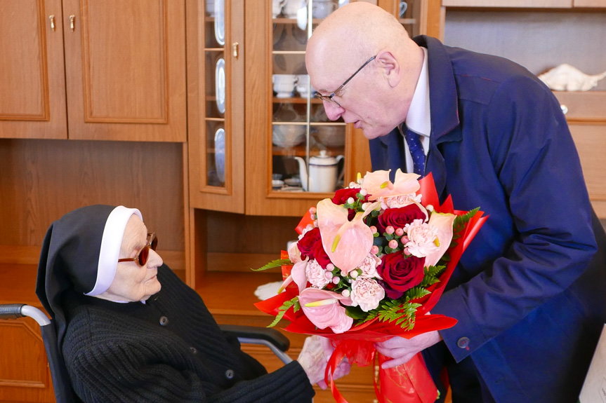 Jubileusz 100 lat siostry Klary. Wzruszające spotkanie w Miejscu Piastowym