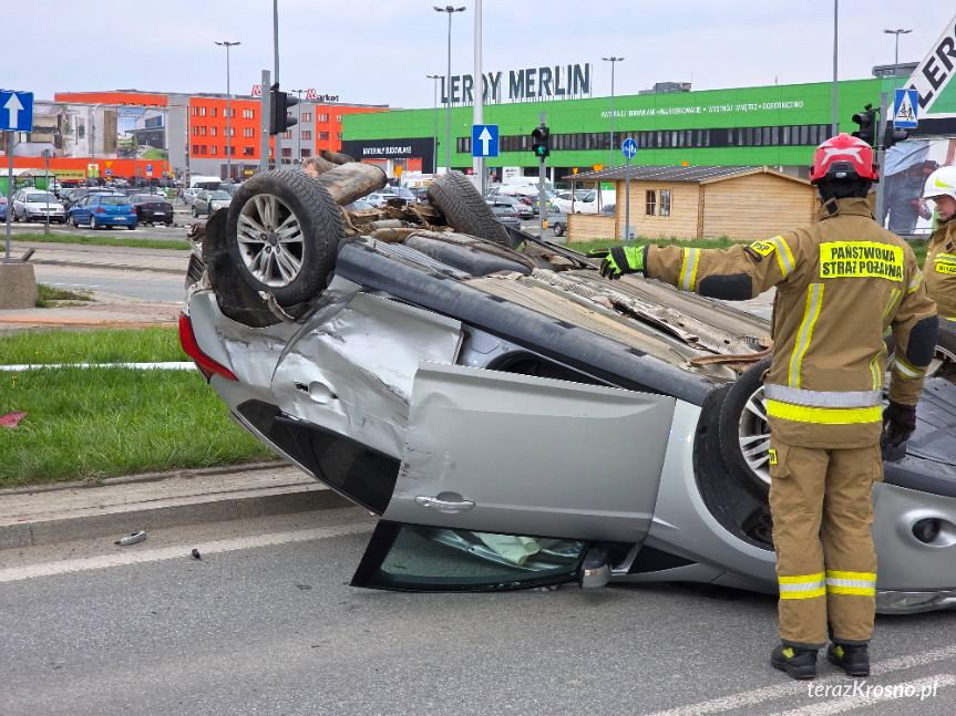 Wypadek w Krośnie