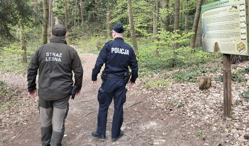 Policja reaguje na problem quadów i crossów w lasach
