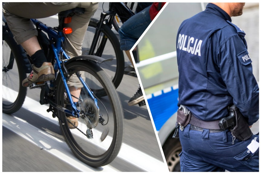 40-latek wsiadł na rower z 2 promilami