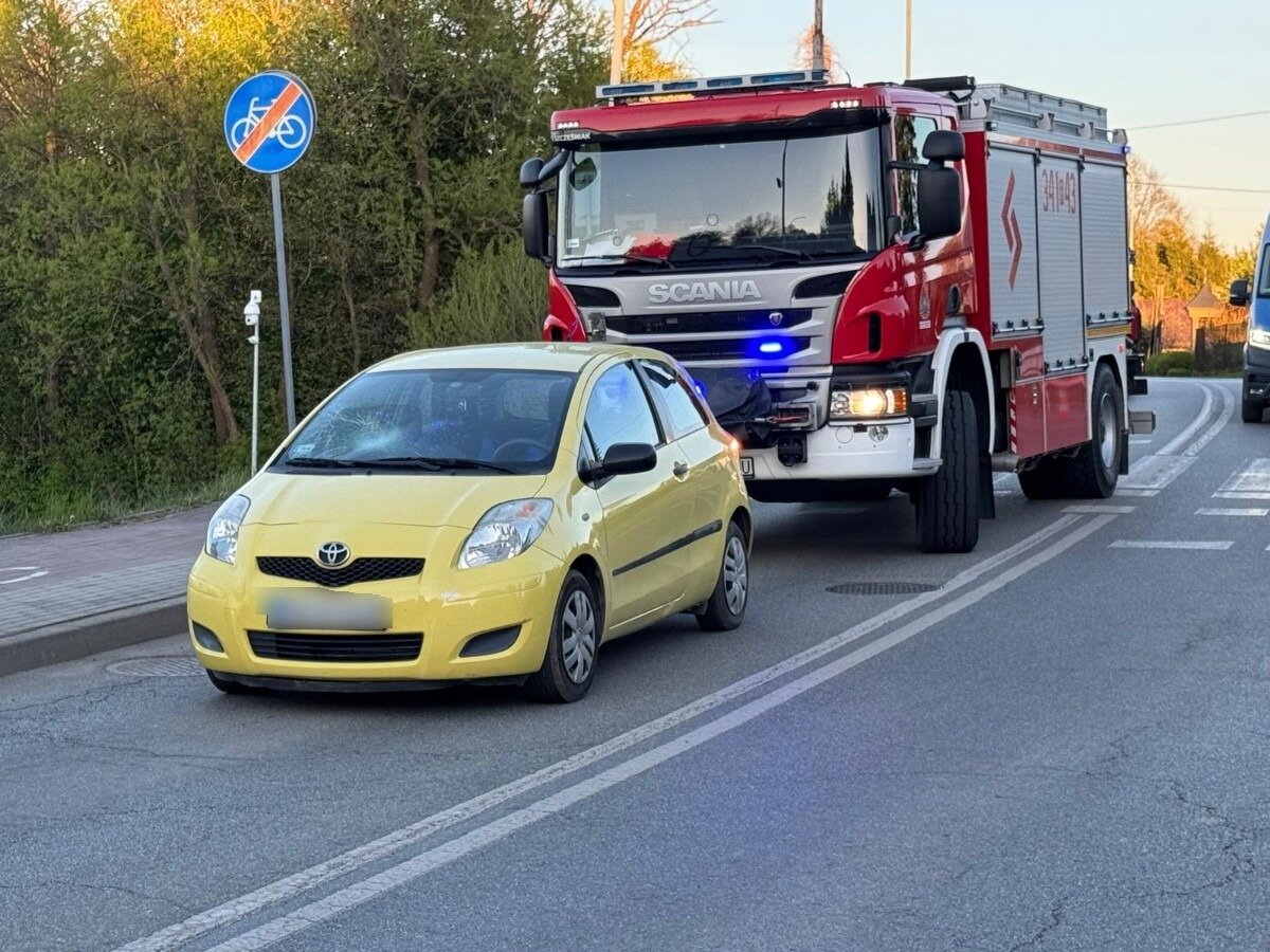Wypadek w Krośnie. Piesza potrącona na ul. Chopina