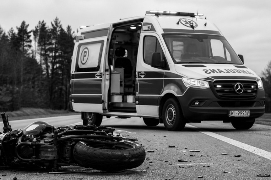 Tragiczny wypadek na Podkarpaciu. Nie żyje 22-letni motocyklista
