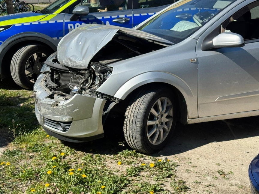 Kolizja na DK28 w Moderówce. Zderzyły się BMW i Opel