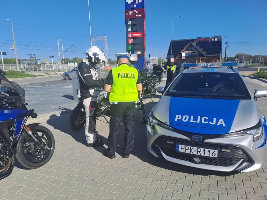 działania motocykl