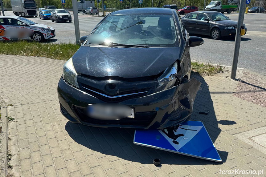 Zderzenie na skrzyżowaniu w Krośnie