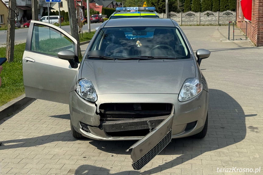 Zderzenie dwóch samochodów w Iwoniczu