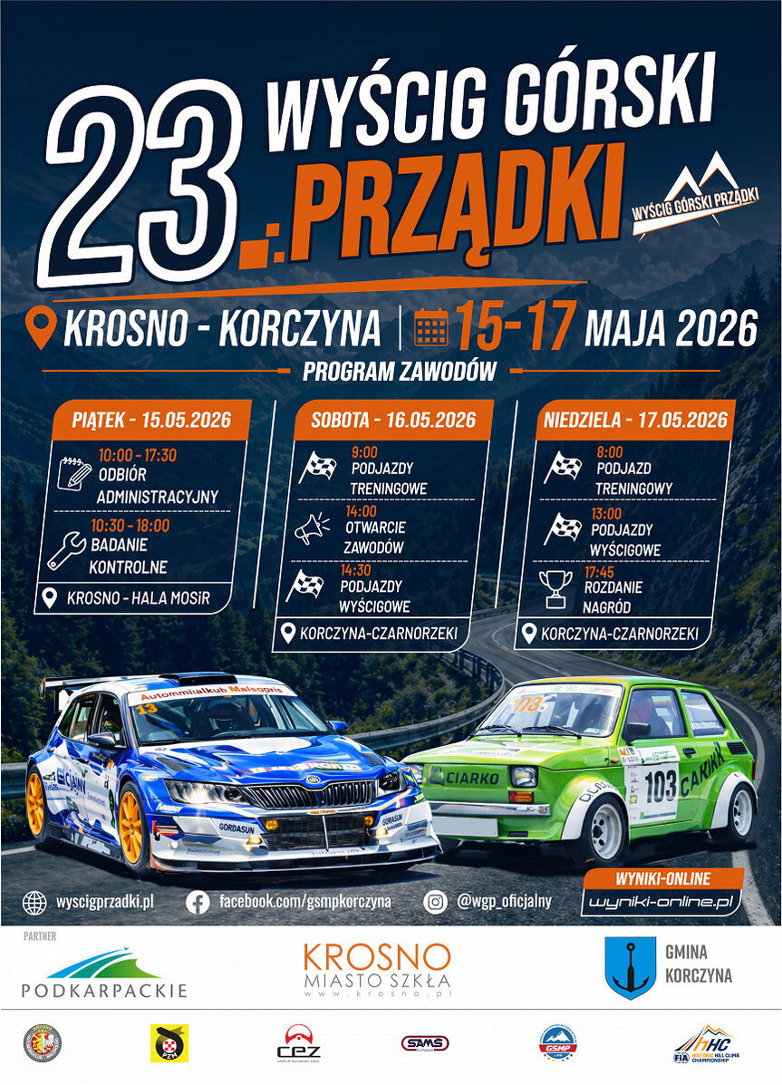 wyścig górski Prządki