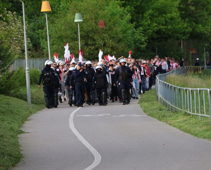zabezpieczenie meczu w Rzeszowie