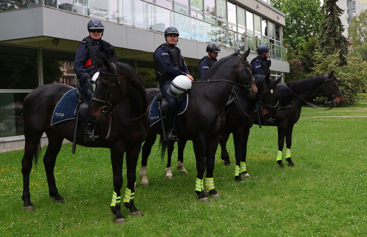 Policjanci zabezpieczali mecz pomiędzy drużynami Resovii Rzeszów i Stali Stalowa Wola