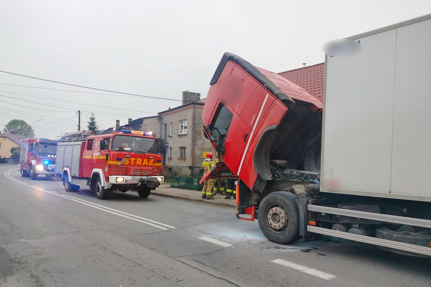 pożar w Nowym Żmigrodzie