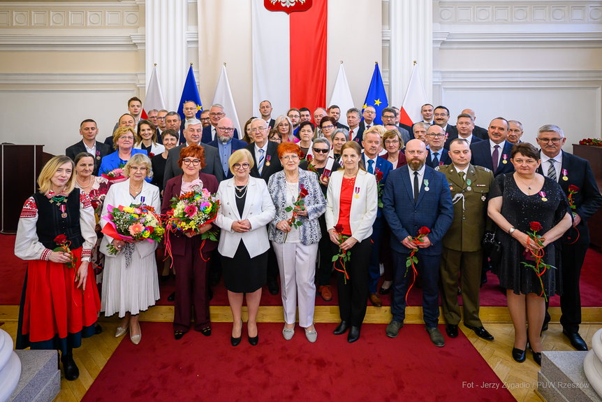 Ponad 50 mieszkańców Podkarpacia z państwowymi odznaczeniami