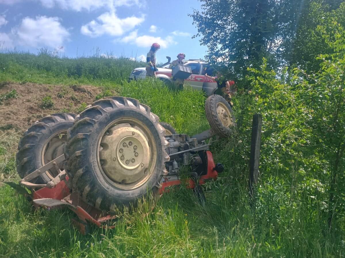 Tragiczny wypadek. Nie żyje traktorzysta