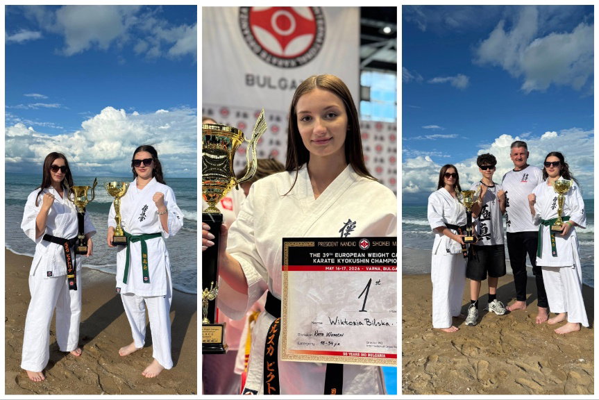 Złoto i srebro dla zawodniczek Dukielskiego Klubu Kyokushin Hajimena