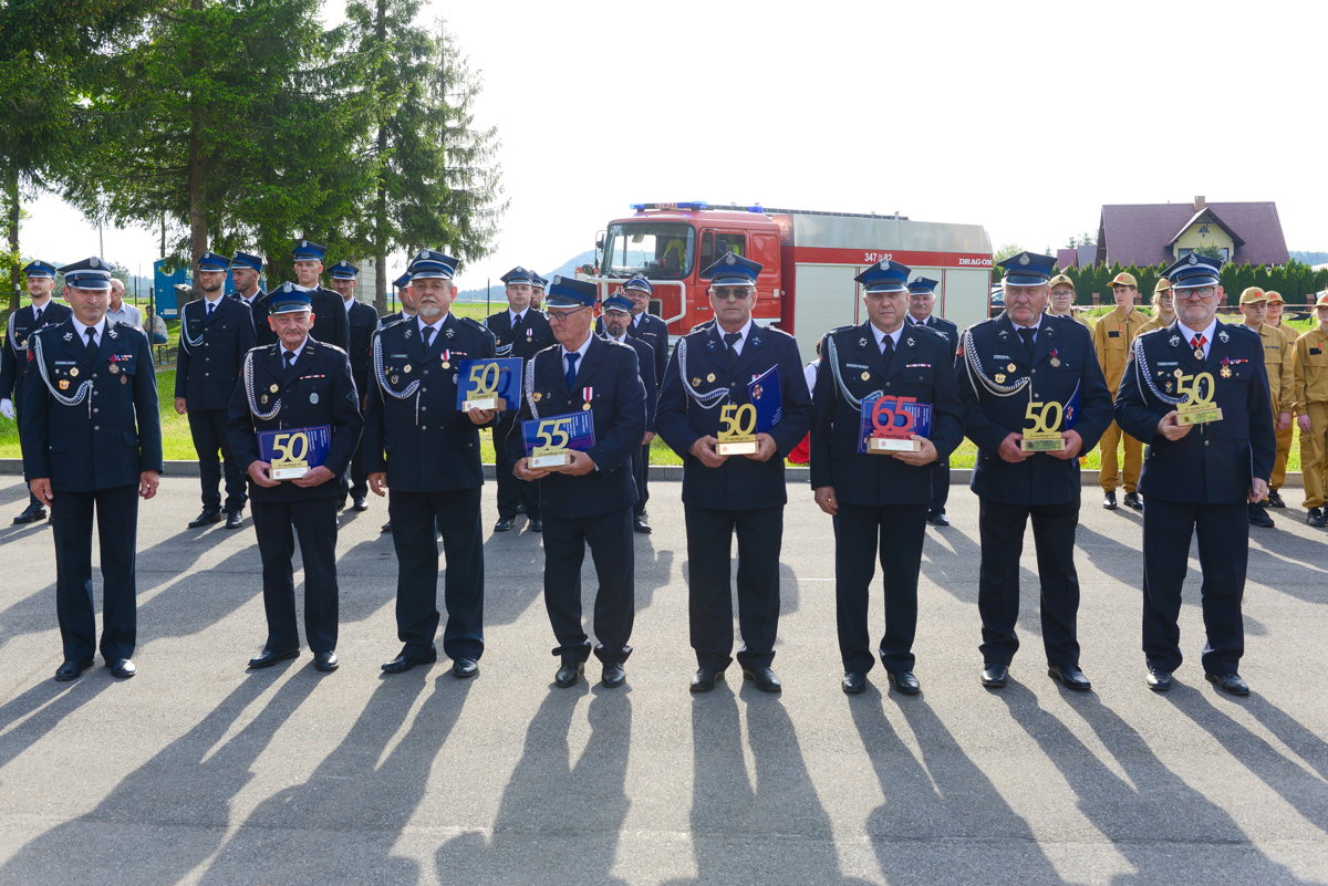 Gminny dzień Strażaka i brylantowy jubileusz OSP Krasna [ZDJĘCIA]