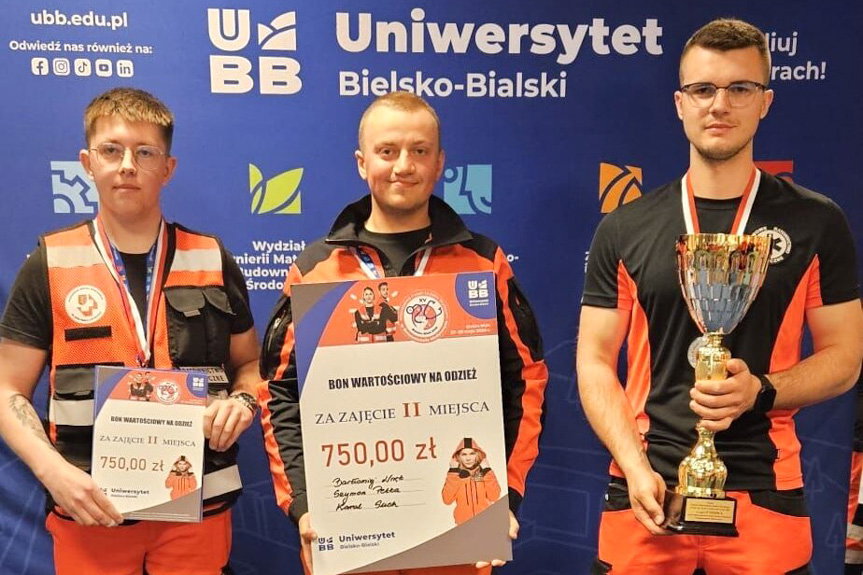 Wicemistrzostwo Polski dla studentów Ratownictwa Medycznego z Krosna