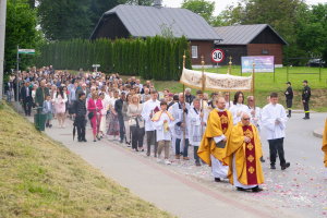 Procesja Bożego Ciała w Zręcinie