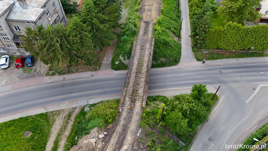 Wielka przebudowa linii nr 108. Zobacz zdjęcia z drona