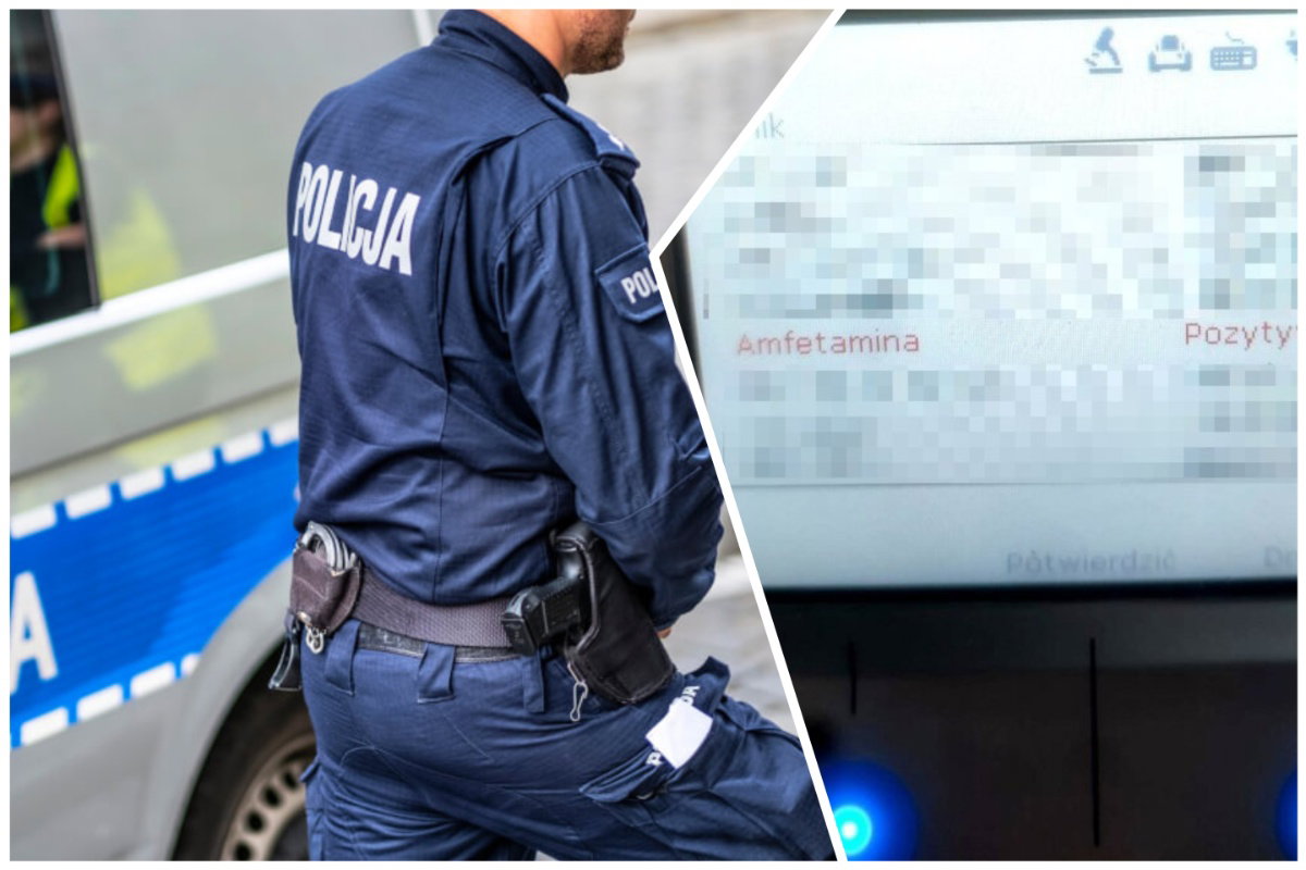 30-latek bez prawa jazdy i z amfetaminą w organizmie