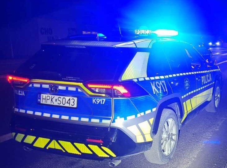 Pijana 21-latka zatrzymała się na środku drogi. Miała ponad 2 promile