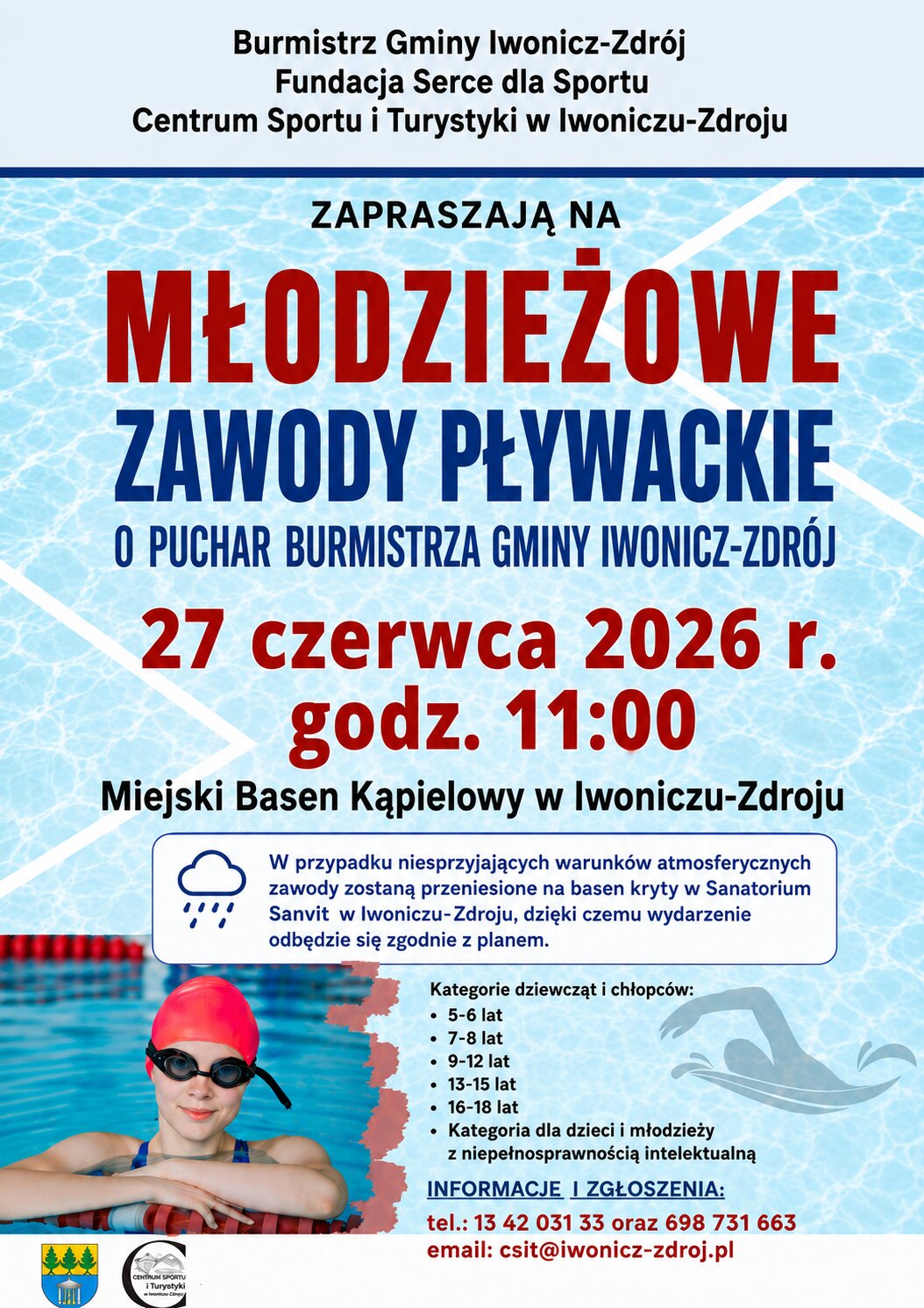 Młodzi pływacy powalczą o Puchar Burmistrza Iwonicza-Zdroju