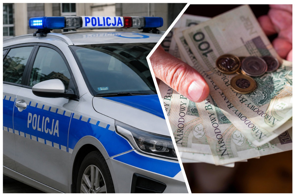 Przyszedł do seniorki jako policjant i zabrał 9 tys. zł