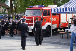 OSP Wolica z nową remizą i samochodem strażackim