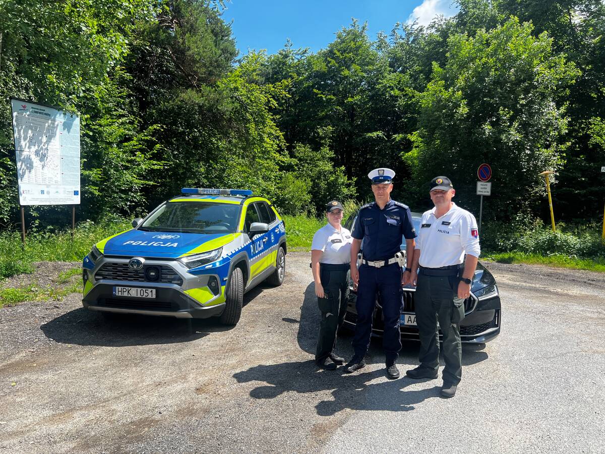Polsko-słowackie patrole policjantów ruchu drogowego