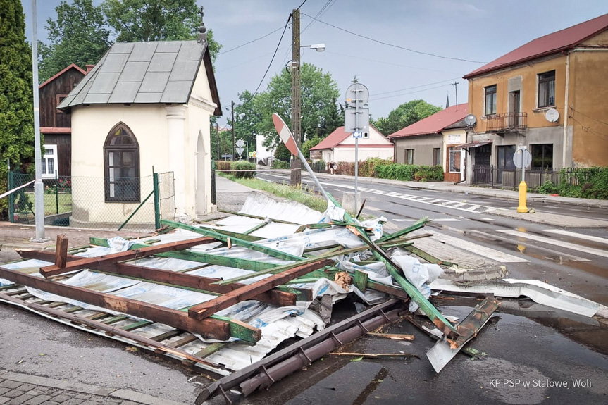 Burze uderzyły na Podkarpaciu