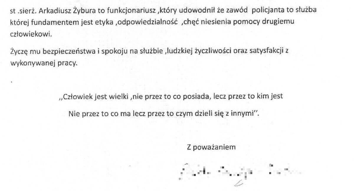 Nie tylko mundur i patrol. Ten dzielnicowy okazał ogromne wsparcie