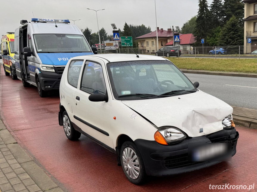Poranna kolizja na Bieszczadzkiej