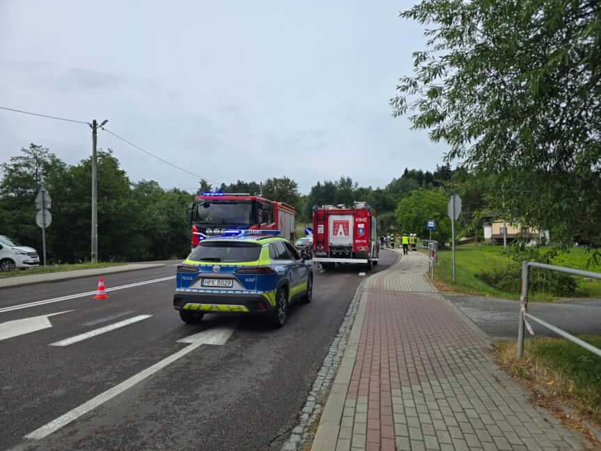 jasienica wypadek